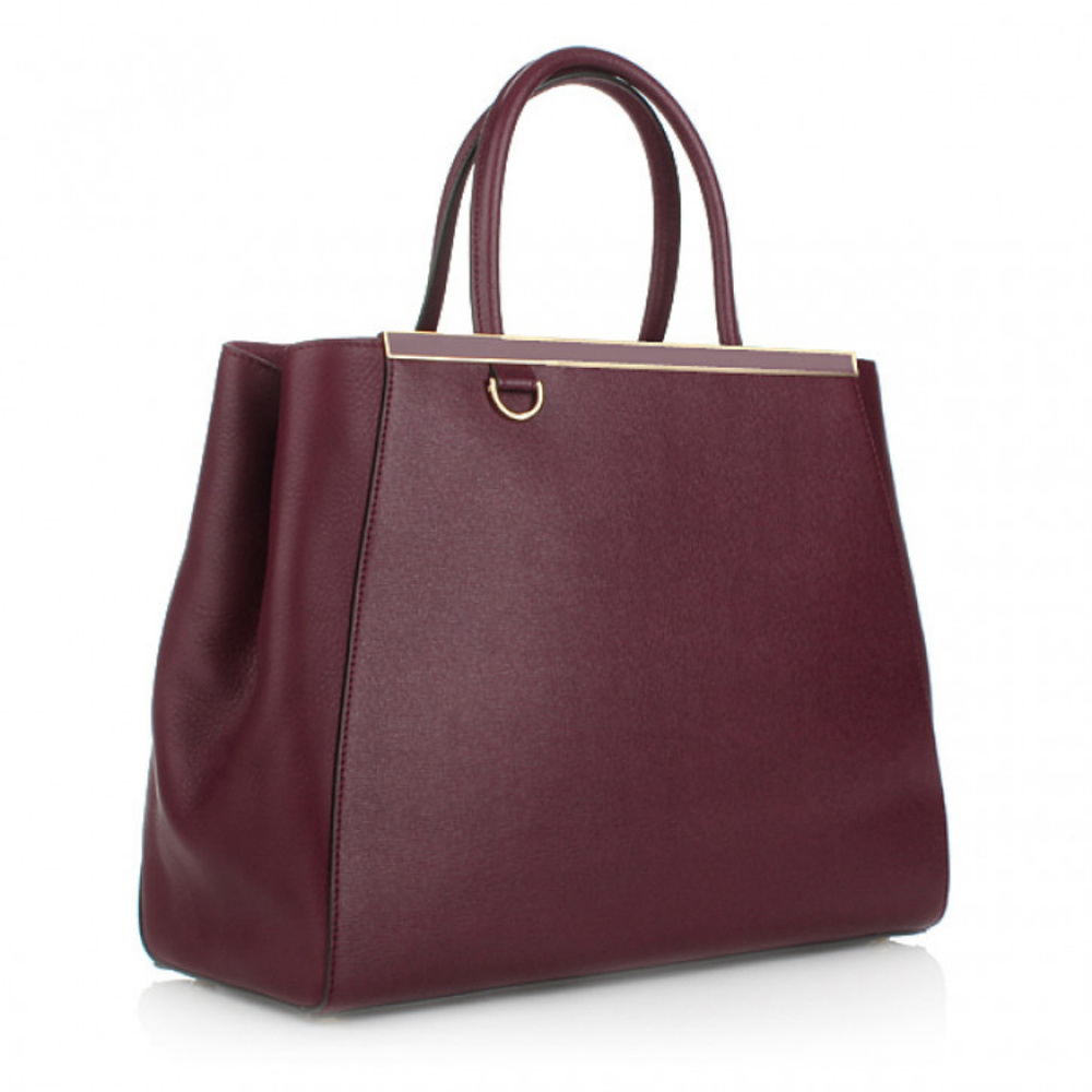 Fendi Bag NWT Scarlet Calfskin Leather Medium Bag - Picture 3 of 8